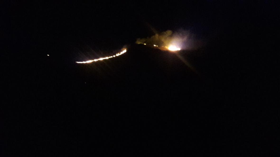 خبرنگاران آتش سوزی در مزارع کشاورزی روستای چم گرداب پلدختر