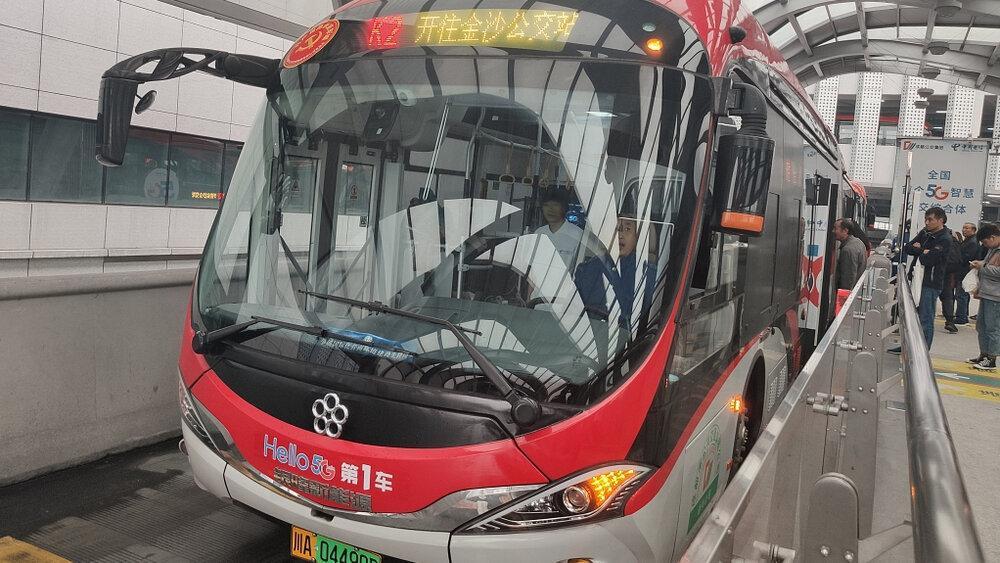 راه اندازی اولین اتوبوس 5G در چین